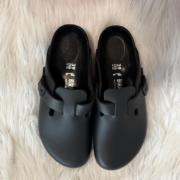 Birkenstock Boston Exquisite Clog Leather Black - Picture 9 of 9